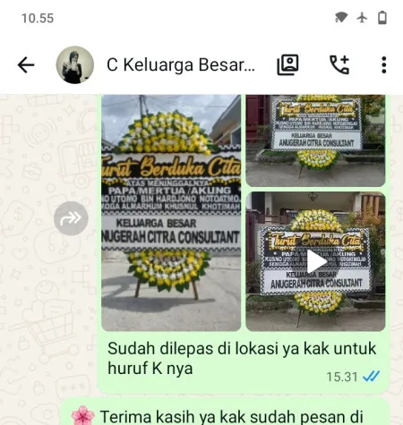 Pengiriman Papan Bunga Duka Genengan Jumantono