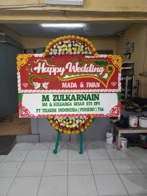 Papan Bunga di Genengan Jumantono